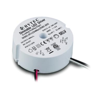 China PC Circular Dimmable LED Driver 7W to 25W Auto Recover for sale