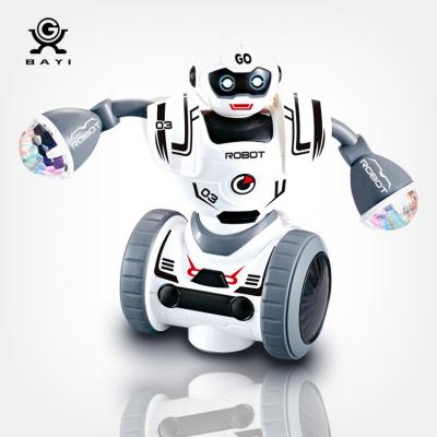 China Soft TOY New Kids Gift Music Dancing Robot Toy Early Education Balance Robot For Children for sale