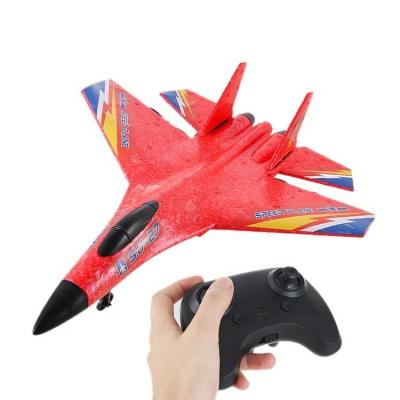 China 2023 Other Hot Sale SU27 Aircraft PPE Radio Remote Control Heavy Duty Foam Glider Model Airplanes Dropping Children's Toys for sale