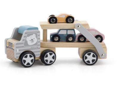 China New Wholesale Wooden Wooden Sign Post Small Children's Mini Wooden Car Toy For Educational Toys for sale