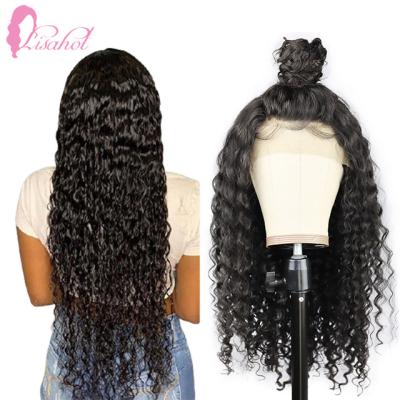 China Lisa Free Hairpin Deep Wave 13*4 Deep Wave Hair Weaves And Wigs With Swiss Lace For Women for sale