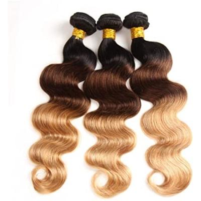 China Long Lasting Lisa Hot Selling High Quality Ombre 3tone Body Wave 3tone Wigs For Women for sale