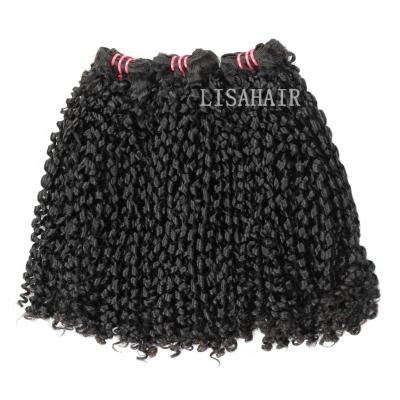 China Wholesale Fummi Hair In Human Hair Bouncy Wavy Extension FUMI Lisa Direct Sale Good Quality Weave Hair For Women for sale