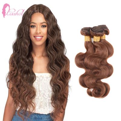 China Best Quality 4# Body Wave Ombre Virgin Virgin Raw Hair Bundles Raw Hair Bundles Cuticle Aligned Hair For Women for sale