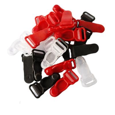 China Underwear Garment Accessories Suspender Garter Hook Clip Nylon Coated Plastic Buckle for sale