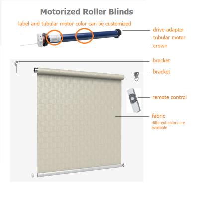 Chine Blackout Interior Motor Blind Smart Roller Shade à vendre