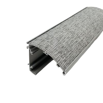 China CLASSIC Dustproof Fabric Insert Top Cover Aluminum Profile Zebra Blinds Cassette for sale