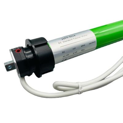 China Modern 35mm DC 12V Tubular Motor with Solar Panel and Lithium Battery for Roller Shade Roller Shutter Tent for sale