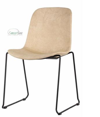 China Top Quality Modern PU Dining Chair With Sled For Home Or Commercial Use for sale