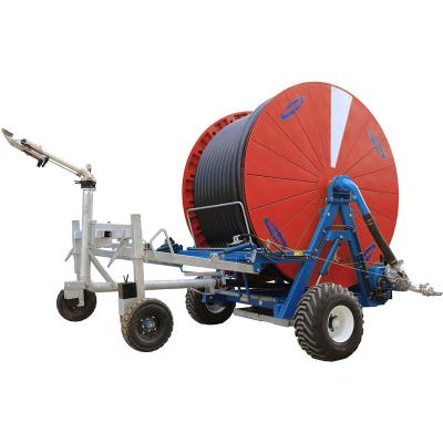 China Farm Traveling Water Spray Sprinkler Hose Reel Irrigation Machine for sale