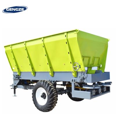 China PTO Driven atv Dry  Organic Compost Manure Spreader Trailer Dropping Muck Fertilizer in Farm for Sale for sale