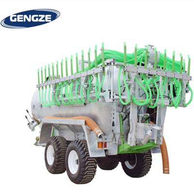 China Brand New Organic Agri Slurry PTO shaft drive Trailed Manure Fertilizer Tankers Spreader  for sale for sale