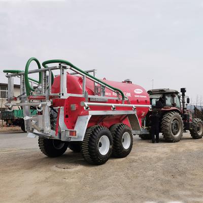 China Tractor Fertilizer Spreader 12 Tons Slurry Tanker Spreading Factory for Sale zu verkaufen