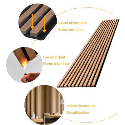 China Modern Wall Panel Manufacturer Eco-Friendly Flame Retardant Building materials Soundproof Decorative MDF Wall Panels for sale