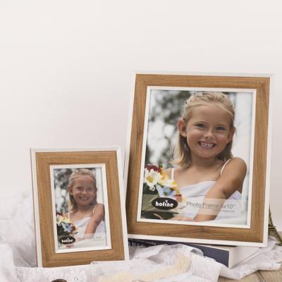 China European\Modern\Middle East\Africa Hot Sale High Quality Mdf Brown  Wooden Picture Frame  8*10  Customize Wood Photo Frame for Wall and Tabletop for sale