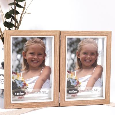 China European\Modern\Middle East\Africa Little Fresh Style Combination Foldable Creative Photo Frame 4 * 6 ''x2  Picture Frame For Home Table Top for sale