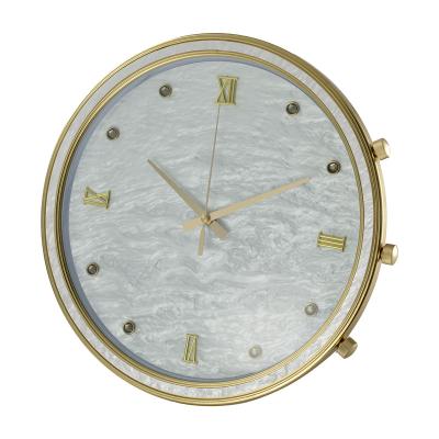 China Wholesale New Hot Sale Shabby Chic Modern Home Decor Luxury Metal Clock for sale