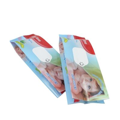 China Moisture Proof Customized logo printed plastic multicolor side gusset pouch for wet for babies packaging for sale