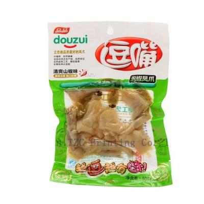 China Chicken Feet Moisture Proof With Feet Vacuum Bags For Food for sale