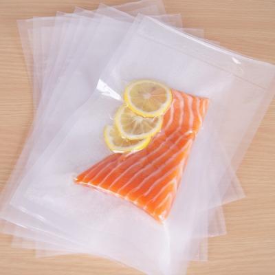 China Barrier Vacuum Plastic Nylon PE Transparent Seafood Packaging Bag for sale