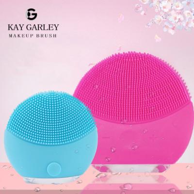 China Electric Facial Massager Silicon DEEP CLEANSING Cleansing Brush Exfoliating Face Machine Vegan Face Cleansing Cleansing Tool for sale