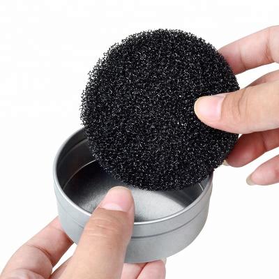 China Angular Blush Brush Eyeshadow Sponge Tool Remover Fast Wash Efficiency Makeup Brush Cleaner Sponge Remover Color for sale