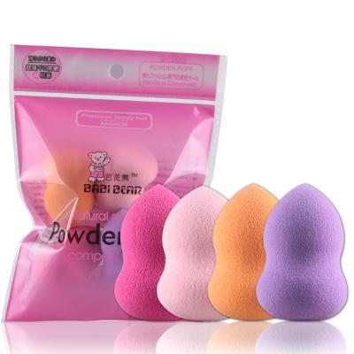 China 4Pcs Makeup Sponge Random Color Puff Sponge Private Label Cosmetic Makeup Sponge for sale