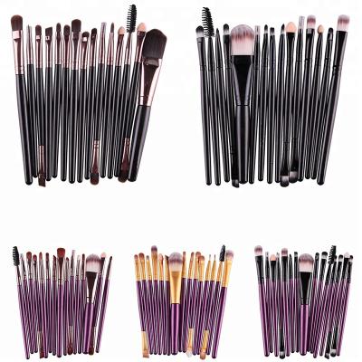 China Angular Blush 20pcs Eye Makeup Brush Set, Professional Eye Brushes Manufacturer High Quality for sale