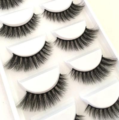 China 5d thick box packing private label 3D Mink False Eyelash Extension Eyelash, custom made natural eyelash, sellers silk eyelash extension for sale