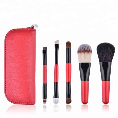 China Red Zipper Bag Competitive Price Makeup Tool Makeup Red Makeup Brush for sale