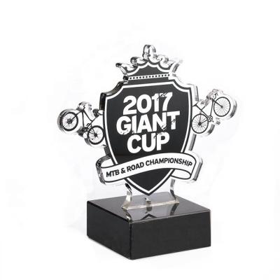 China China Creative Acrylic Trophy Custom Crystal Trophy for sale