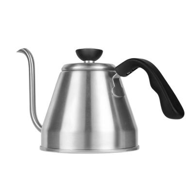 China Long Viable 1.2L Mouth Drip Kettle Coffee Pot Maket Good Quality Gooseneck Kettle Cloud Pour Over Coffee Kettle With Thermometer for sale