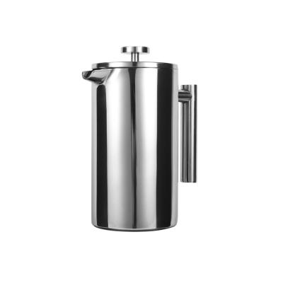 China WITH LID 0.6L Different Size Unbreakable Personalized Camping Modern Coffee French Press Set Stainless For All-season for sale