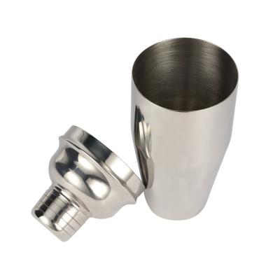 China Promotional Stainless Steel Small Mini Cocktail Shaker Set Wholesale Portable Professional Making Cocktail Shaker With Lid for sale