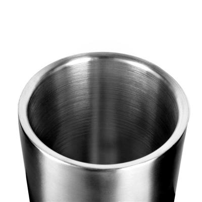 China Viable Wholesale Insulated Double Liter Stainless Steel Strong Wall Ice Bucket Travel Stainless Steel Ice Bucket For Bar Hotel for sale