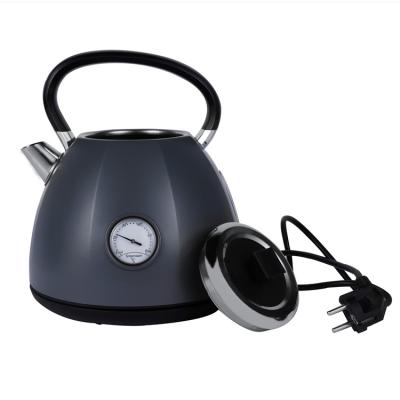 China High Quality Promotional Sustainable Coffee Stainless Steel Jug 360 Degree Rotation Base Electric Kettles With Temperature Display for sale