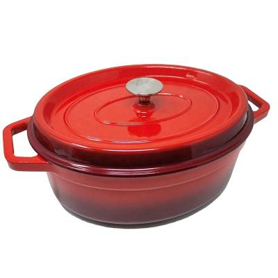 China Sustainable 2023 factory new style design bright colored cookware sets kitchenware cooking pots sets enamel cast iron cookware set for sale