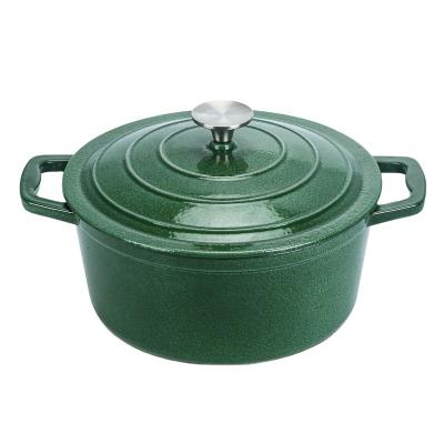 China Sustainable Chef-cookwares wholesale best cast iron cookware set enameled red oven dutch oven round shape casserole hot pot for cooking for sale