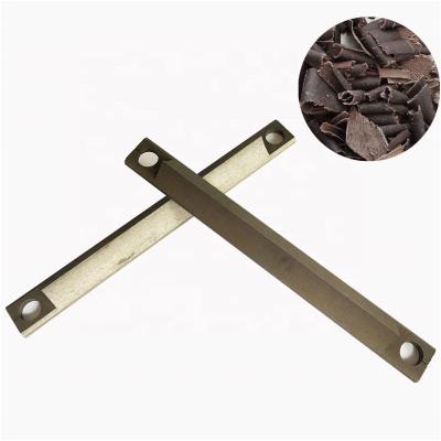 China Commercial Hotels Chocolate Shaving Machine Accessories Flat Knife Blade for sale