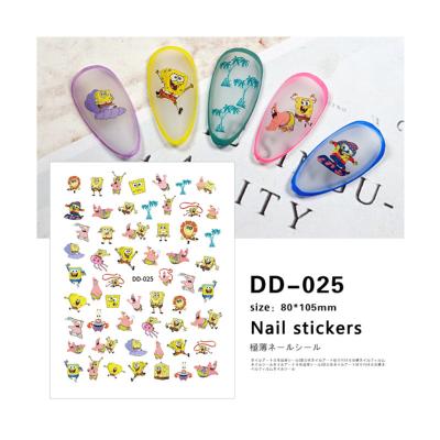 China Non-toxic DD Series 80*105mm Stickers for Nail Art Environmentally friendly materials can be packaged independently ODM/OEM for sale