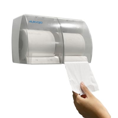 China New Arrival Modern Double Pull Toilet Paper Holder Plastic Tissue Tissue Paper Dispenser for sale