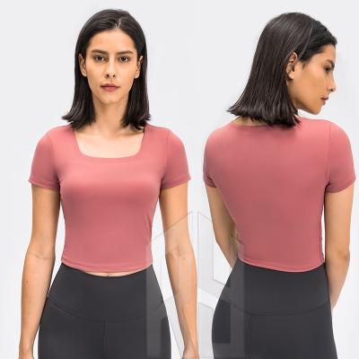 China Factory wholesale breathable hot sale ODM short-sleeved T-shirt suit most suitable for yoga sports fitness for sale