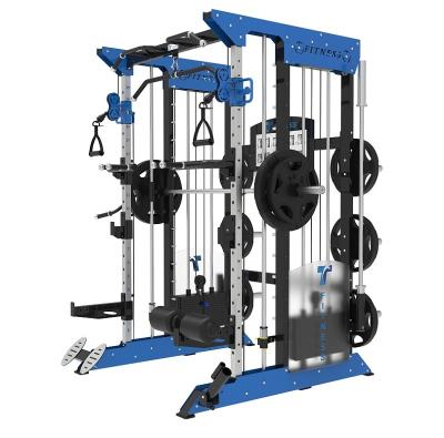 China Home Use Squat Rack Home Crossover Cable Equipment Gym Multi Functional Blacksmith Machine for sale