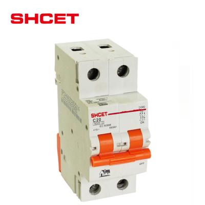 China High quality single phase 2 way 3 phase 100a 160a ac auto electric mini circuit breakers mcb miniature type 6KA for sale