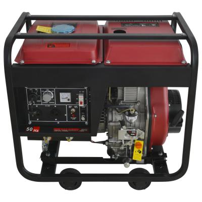 China 7500EAW Diesel Welding Generator Open Type Portable Diesel Welder for sale