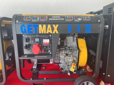 China 7500E Open Type Diesel Generator Genset 220V Single Phase for sale