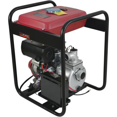 China Red Heavy Duty Diesel Water Pump 3 Inch Water Pump Diesel for sale