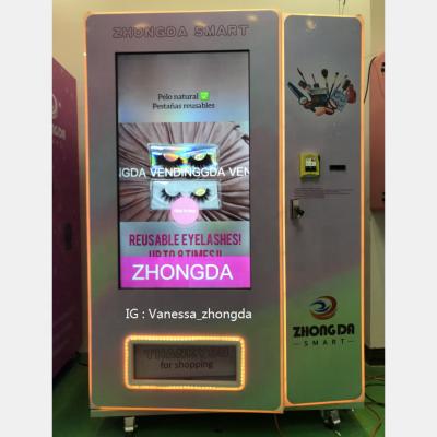 China Hotel Subway Station Shopping Mall Full Screen Touch Screen Vending Machine For Hair Whips Clothing for sale