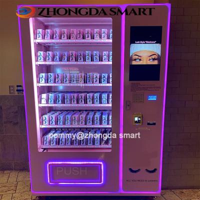 China Custom ZhongDa Smart Vending Machine Hotel Subway Station Shopping Mall High Tech With Digital Touch Screen for sale