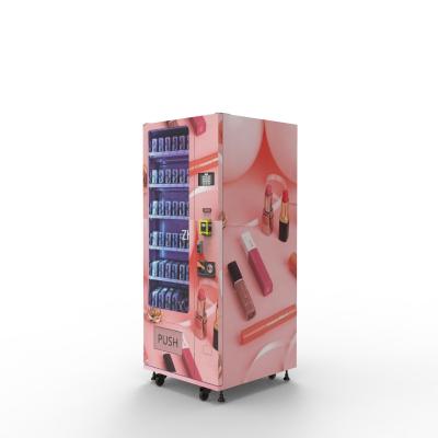 China Hotel Metro Station Shopping Mall All Day Service Smart Mini Beauty Products Vending Machine For Eyelashes And Wigs for sale